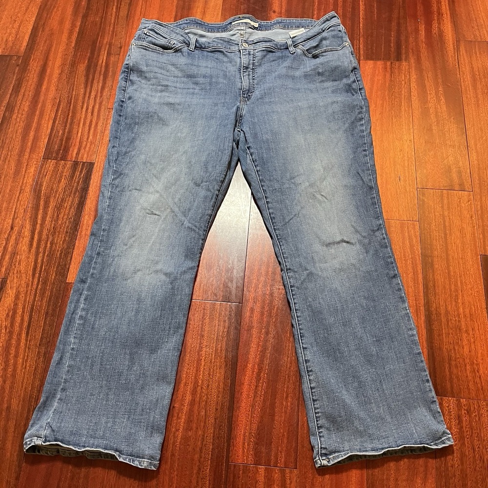 Levis Jeans Womens 24W 44x31 415 Classic Boot Cut Grunge Streetwear Stretch